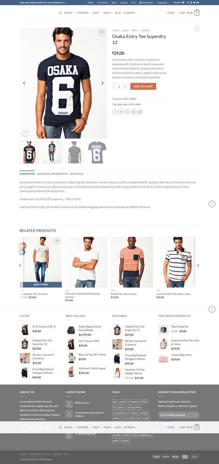 flatesome grid style 3-product page